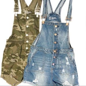 2 NB Button Down Overalls